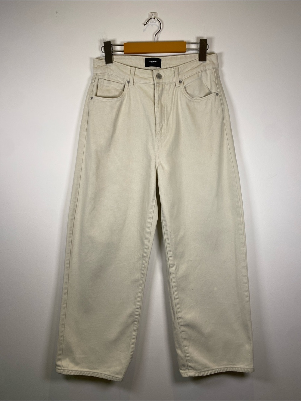 Vero Moda Denim Wide Cropped Birch Jeans Size 29